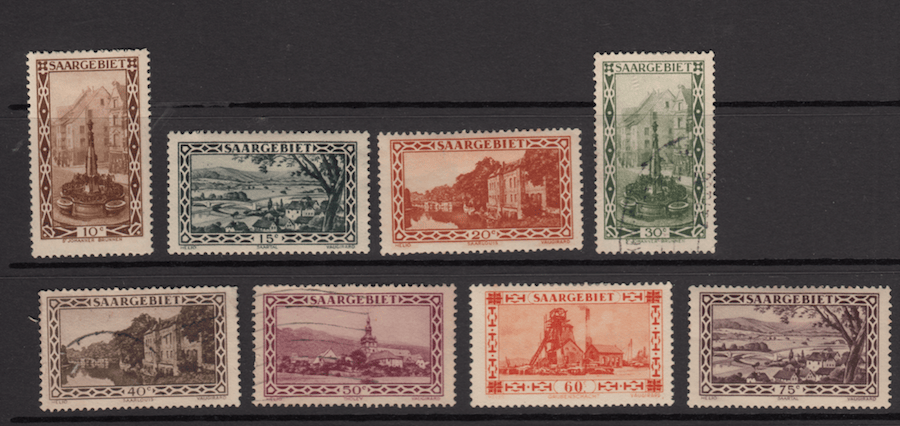 Bushfire Auction 15. Germany Saargebiet mix. Good lot. Postage Stamp